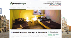Desktop Screenshot of hosteljezyce.pl