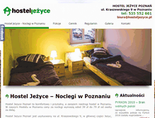 Tablet Screenshot of hosteljezyce.pl